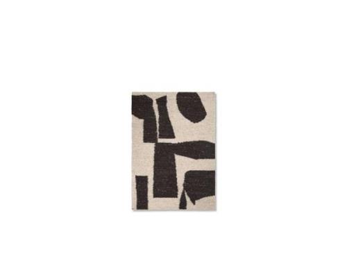 ferm LIVING - Piece Rug 140 x 200 Off-White/Coffee