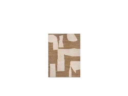 ferm LIVING - Piece Rug 140 x 200 Off-White/Toffee