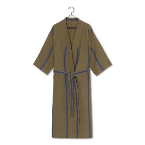 ferm LIVING - Field Robe Olive/Bright Blue