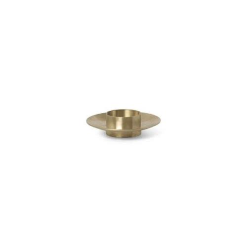 ferm LIVING - Block Candle Holder Brass