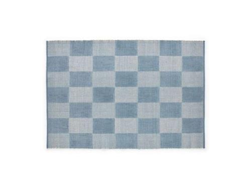 HAY - Check Rug Small Check 140x200 Light Blue