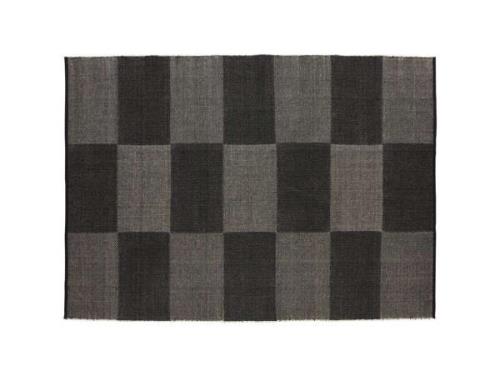 HAY - Check Rug Large Check 170x240 Black