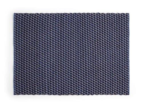 HAY - Channel Rug 140x200 Blue/White