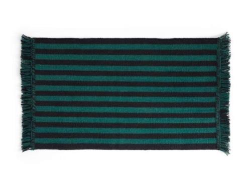 HAY - Stripes and Stripes Wool Rug 95x52 Green