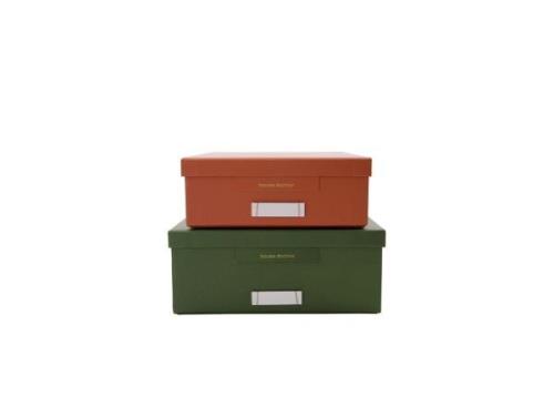 House Doctor - Keep Storage 2pcs. Green/Orange