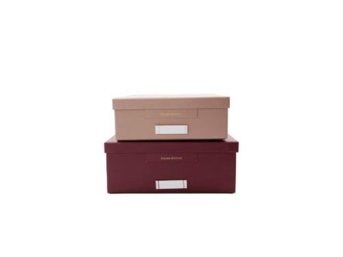 House Doctor - Keep Storage 2pcs. Bordeaux/Rosa