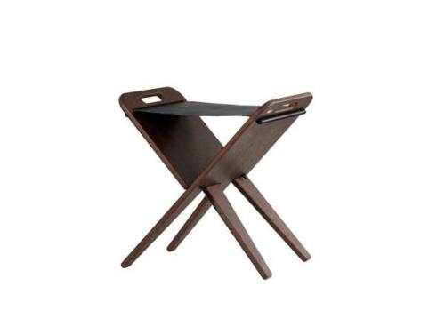 Piet Hein - Klaburet Stool Walnut/Black