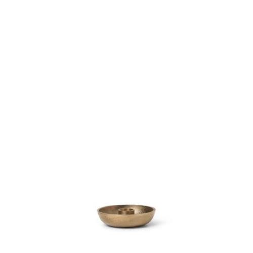 ferm LIVING - Bowl Candle Holder Single Brass