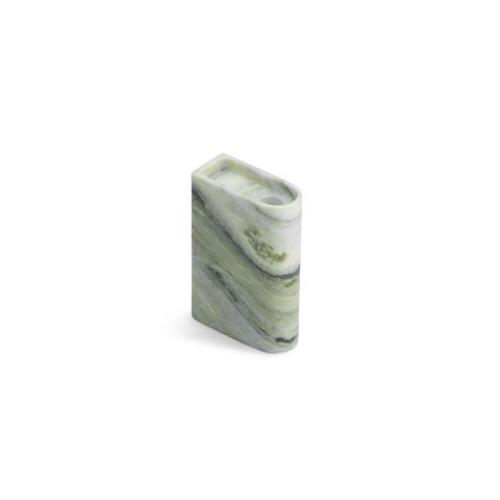 Northern - Monolith Candle Holder Medium Mixed Green Marble