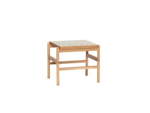 Hübsch - Tile Side Table Mint/Natur