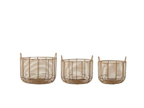 Bloomingville - Mekkel Basket 3 pcs. Nature