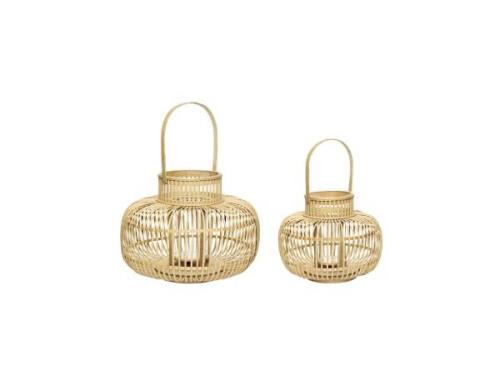 Hübsch - Desert Lanterns 2 pcs. Nature