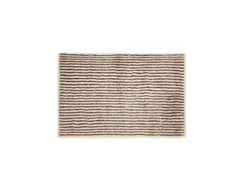 ferm LIVING - Kami Knotted Rug 120x180 Off-white/Coffee