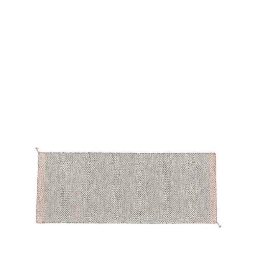 Muuto - Ply Tæppe rPET 200x80 Sort/Hvid