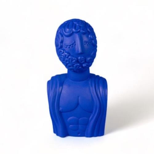 Seletti - Man Terracotta Bust Blå