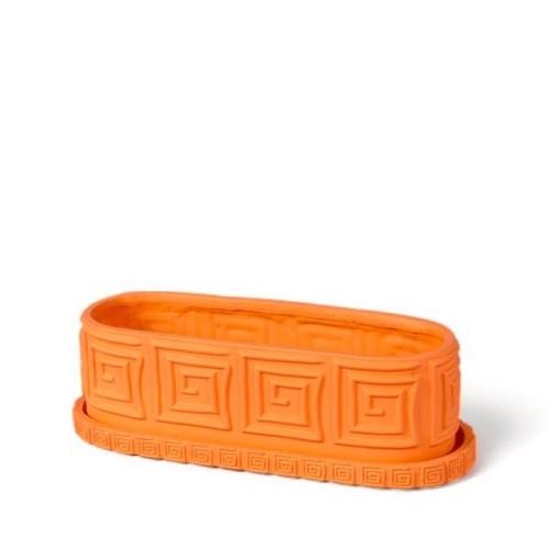 Seletti - Greca Box With Subpot Terracotta