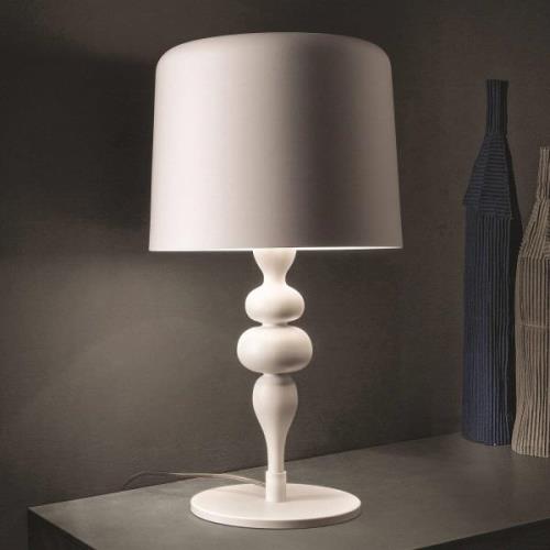 Eva TL1 M Bordlampe, højde 53 cm, mat hvid