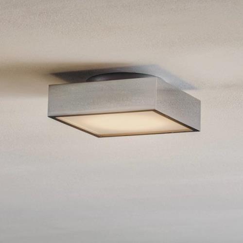 Decor Walther Cut LED-loftlampe, krom, 18x18 cm