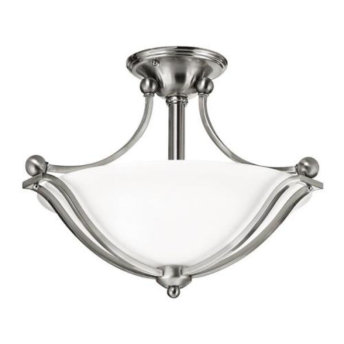 BOLLA yndig loftlampe, nikkel