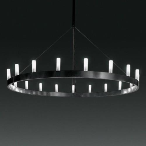 Imponerende Chandelier lysekrone, sort