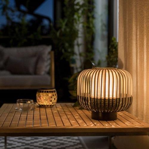 Forestier Bamboo Light M bordlampe 24 cm, sort