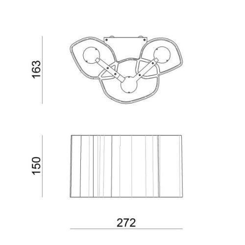 Honey LED-væglampe 27,2 cm