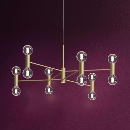 Modo Luce Chandelier hængelampe 13 lk. 107 cm guld