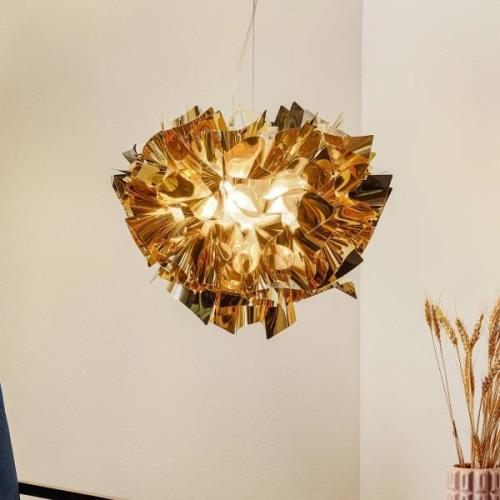 Slamp Veli designer-hængelampe, Ø 42cm, guld