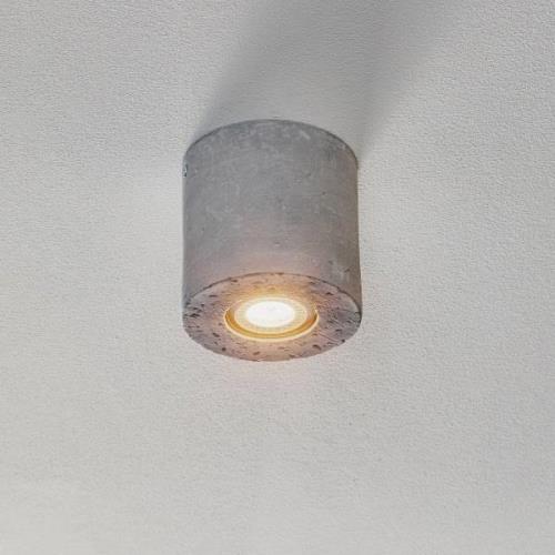 Ara loftslampe som en betoncylinder Ø 10cm