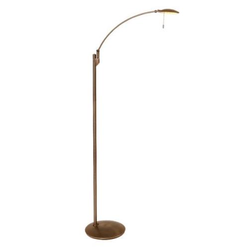 Dæmp- og justerbar LED-gulvlampe Zenith bronze