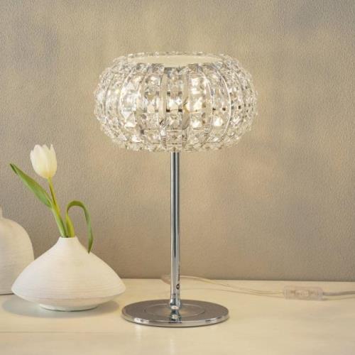 DIAMOND bordlampe med krystaller, 24 cm