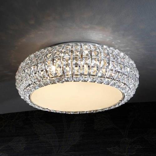 Diamond - funklende loftlampe, rund 40 cm