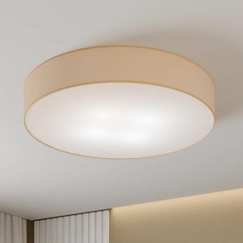 Rondo loftslampe, beige Ø 80 cm