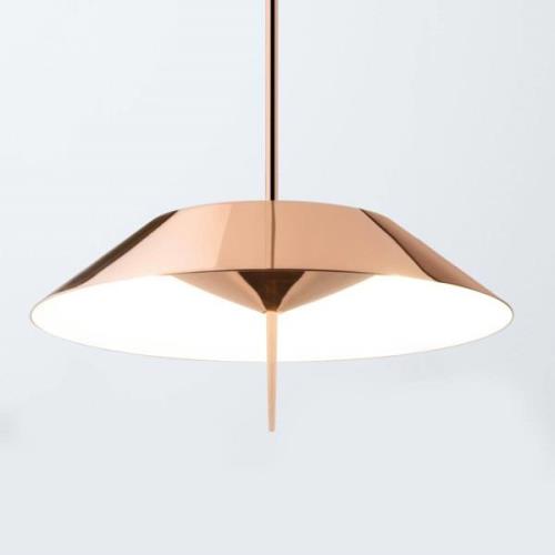 Vibia Mayfair LED-pendellampe, 1 lyskilde, kobber