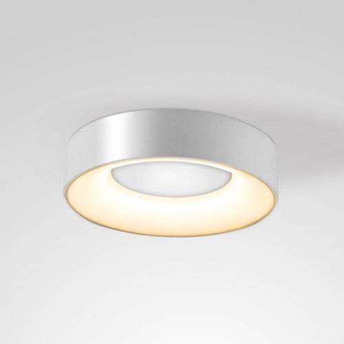 Sauro LED-loftslampe, Ø 30 cm, sølv