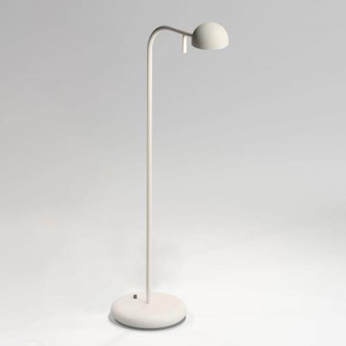 Vibia Pin 1650 LED-bordlampe, længde 23 cm, creme