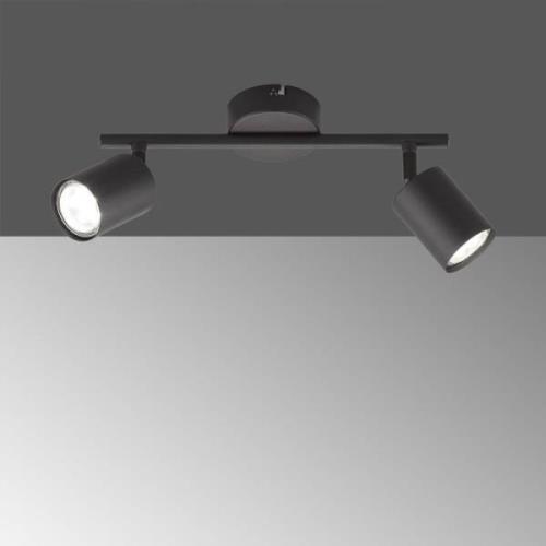 Vano LED-loftspot, sort, 2 lyskilder