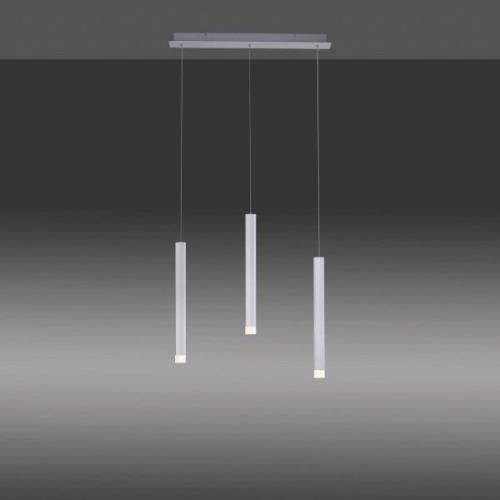 Bruno LED-pendellampe, 3 lyskilder, aluminium