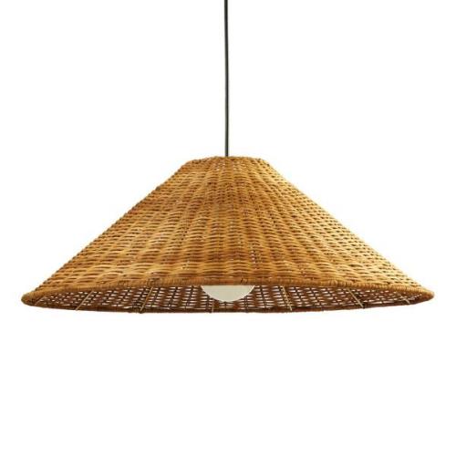 LEDS-C4 Caribe hængelampe af rattan, Ø 600 cm