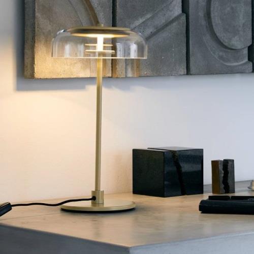 Nuura Blossi Table LED-bordlampe, guld/klar