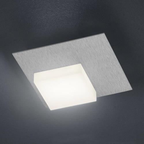 BANKAMP Cube LED-loftlampe, 8 W, sølv