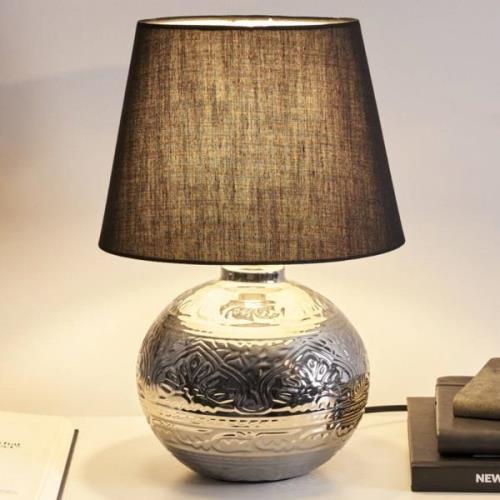 Pauleen Touch of Silver bordlampe med keramisk fod