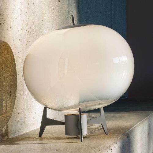 OLEV Antartic designer-bordlampe, opal/titan