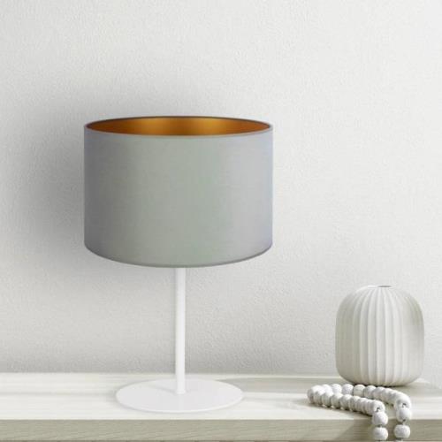 Bordlampe Golden Roller højde 30 cm mintgrøn/guld