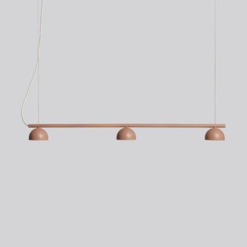 Northern Blush LED-hængelampe, 3 lyskilder, beige