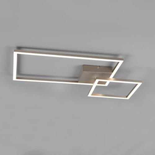 Padella LED-loftlampe, roterbar, 4.000 K, nikkel