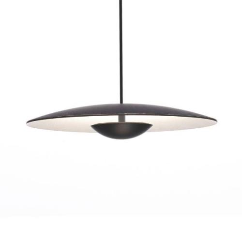 MARSET Ginger LED-pendel triac Ø32cm wenge/hvid