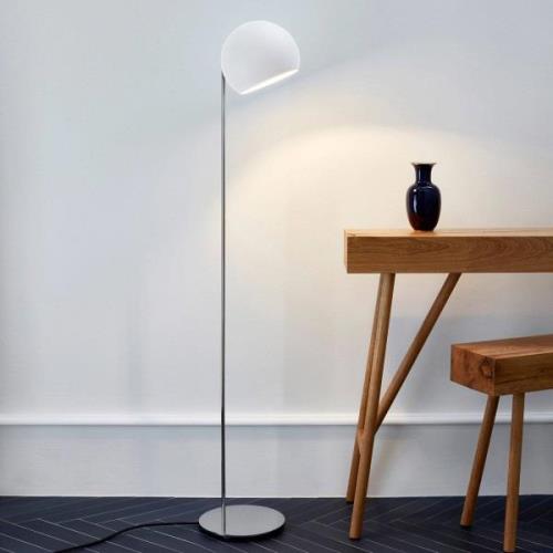 Nyta Tilt Globe Floor gulvlampe rustfrit stål hvid