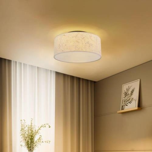 Aston loftlampe, Ø 50 cm, korklook