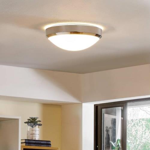 Arcchio Drilona LED-loftlampe til bad, krom, IP44